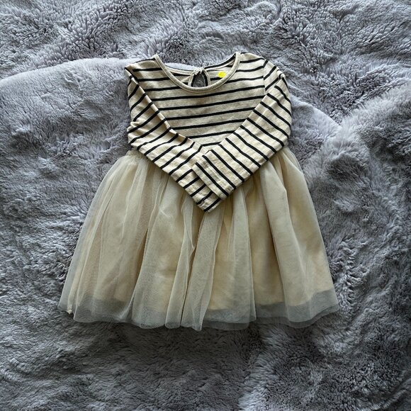 Rise Little Earthling Long Sleeve Tutu dress 6-9 months - Picture 1 of 4